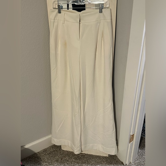 White, NY&C Relaxed fit, Business Professional Work Trousers, Size 6 - Picture 1 of 5